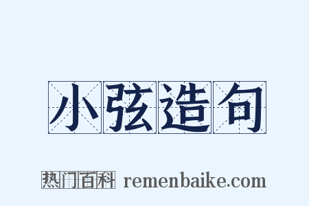 小弦造句是什么意思的图片